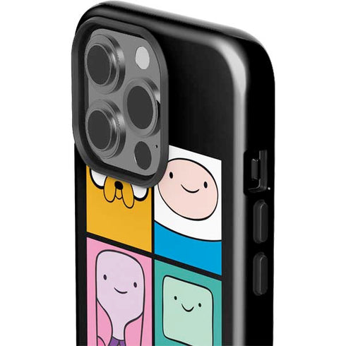 Adult Swim Adventure Time Character Tiles iPhone 15 Pro Impact Case